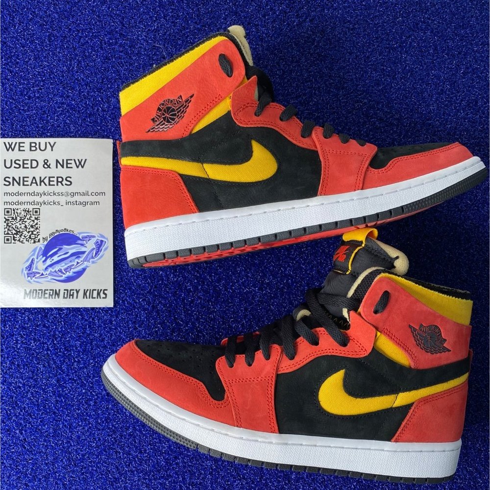 Nike Air Jordan 1 High Zoom Comfort Chile Red CT0978-006 size 9.5